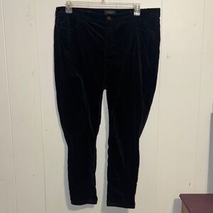 Talbots Flawless Five-pocket Black Suede Jeggings 18W